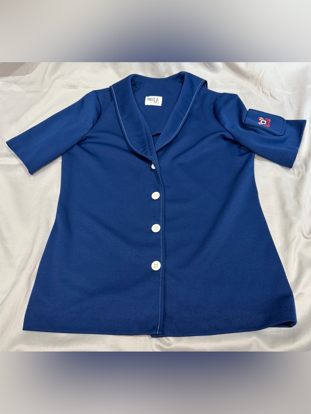 Vintage 1970’s Ned J Uniform top Nautical